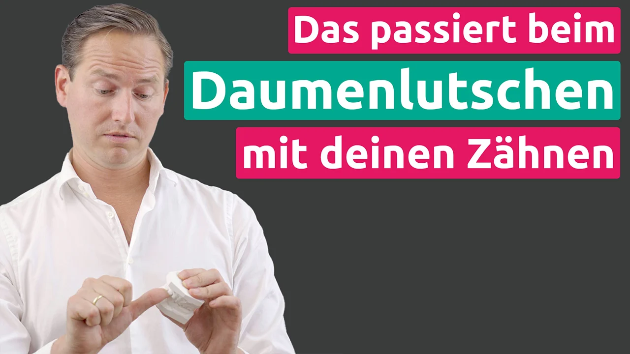 Daumenlutschen schlecht Zähne