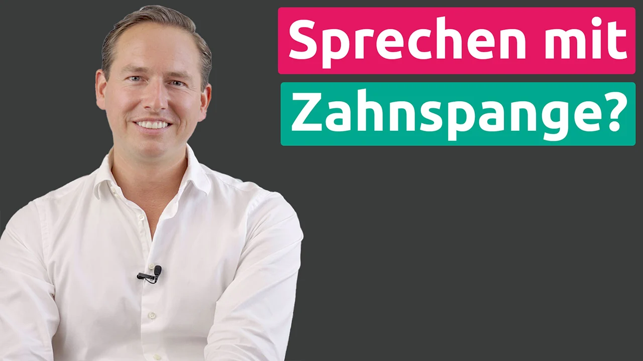 Zahnspangen Sprechen Störung