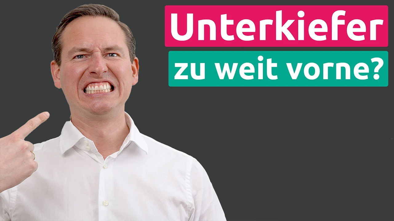 Unterkiefer zu weit vorne