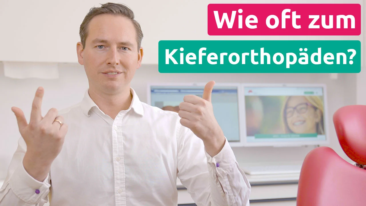 Kontrolltermine Kieferorthopäde Häufigkeit