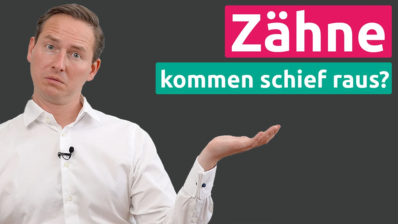 Zähne kommen schief